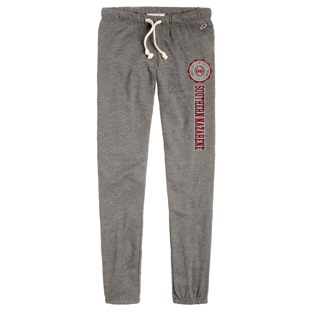 Victory Springs Ladies Closed Bottom Sweatpant | Fall Heather Grey