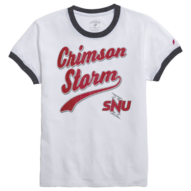 Ladies Intramural Ringer Tee | Black