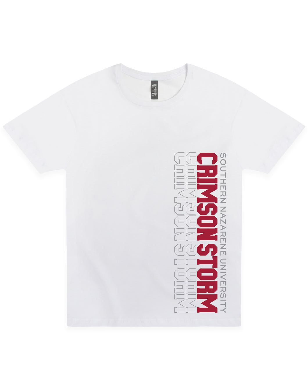 Vertical Victory Tee | White