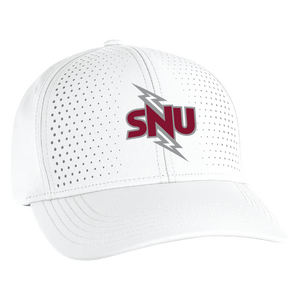 Airflow Laser Front Panel Structured Classic Fit Cap, White