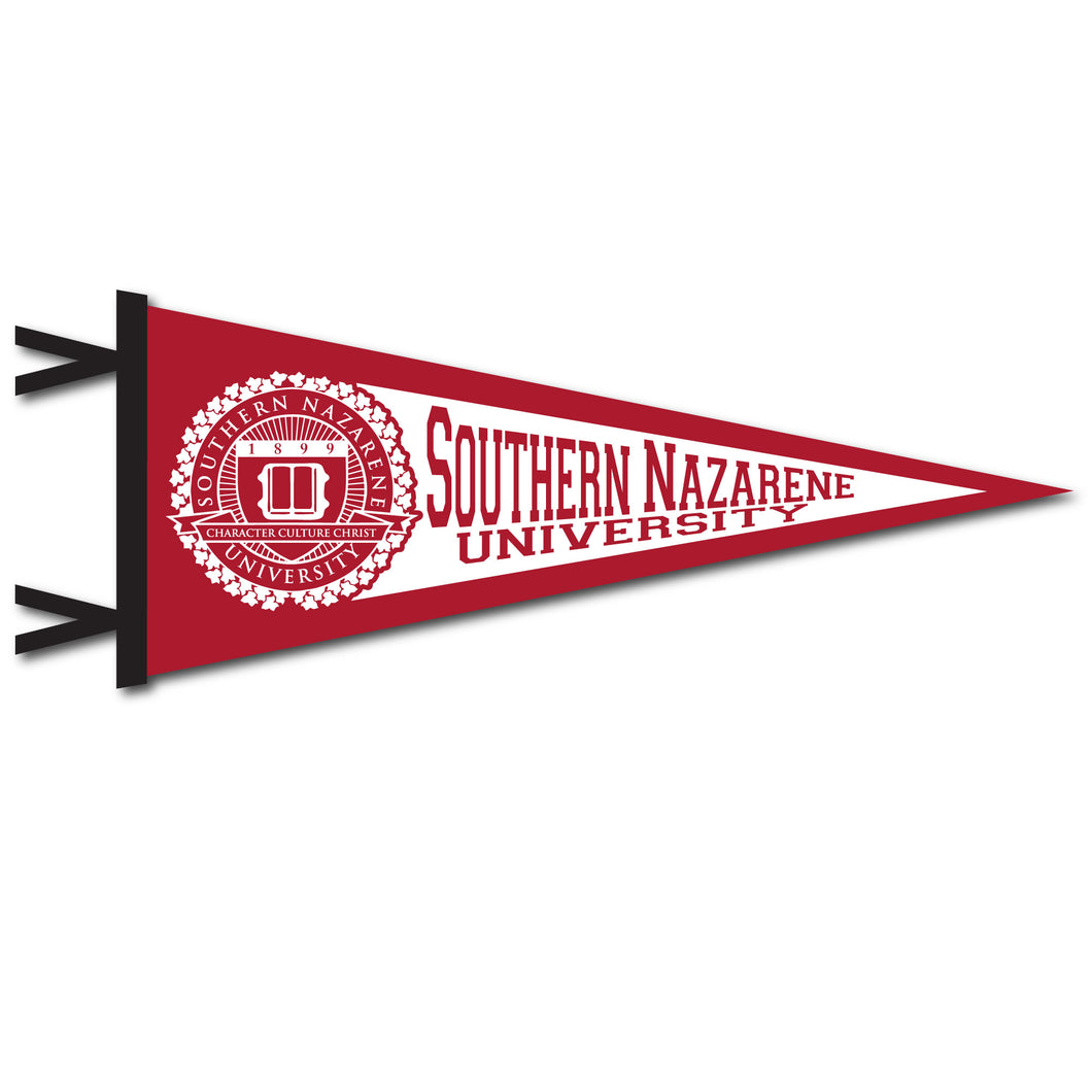 12 X 30 Pennant | Crimson