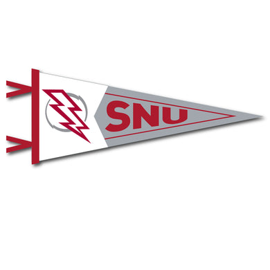 7 X 18 Two-Piece Flock Plus Pennant | Crimson