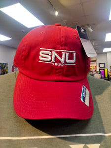Classic Washed Twill SNU 1899 Hat, University Red