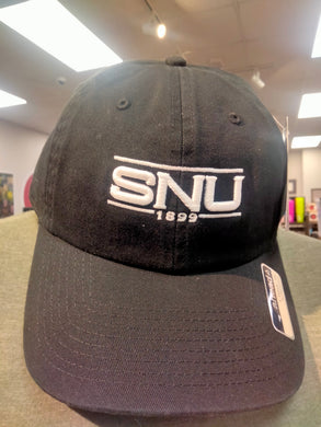 Classic Washed Twill SNU 1899 Hat, Black