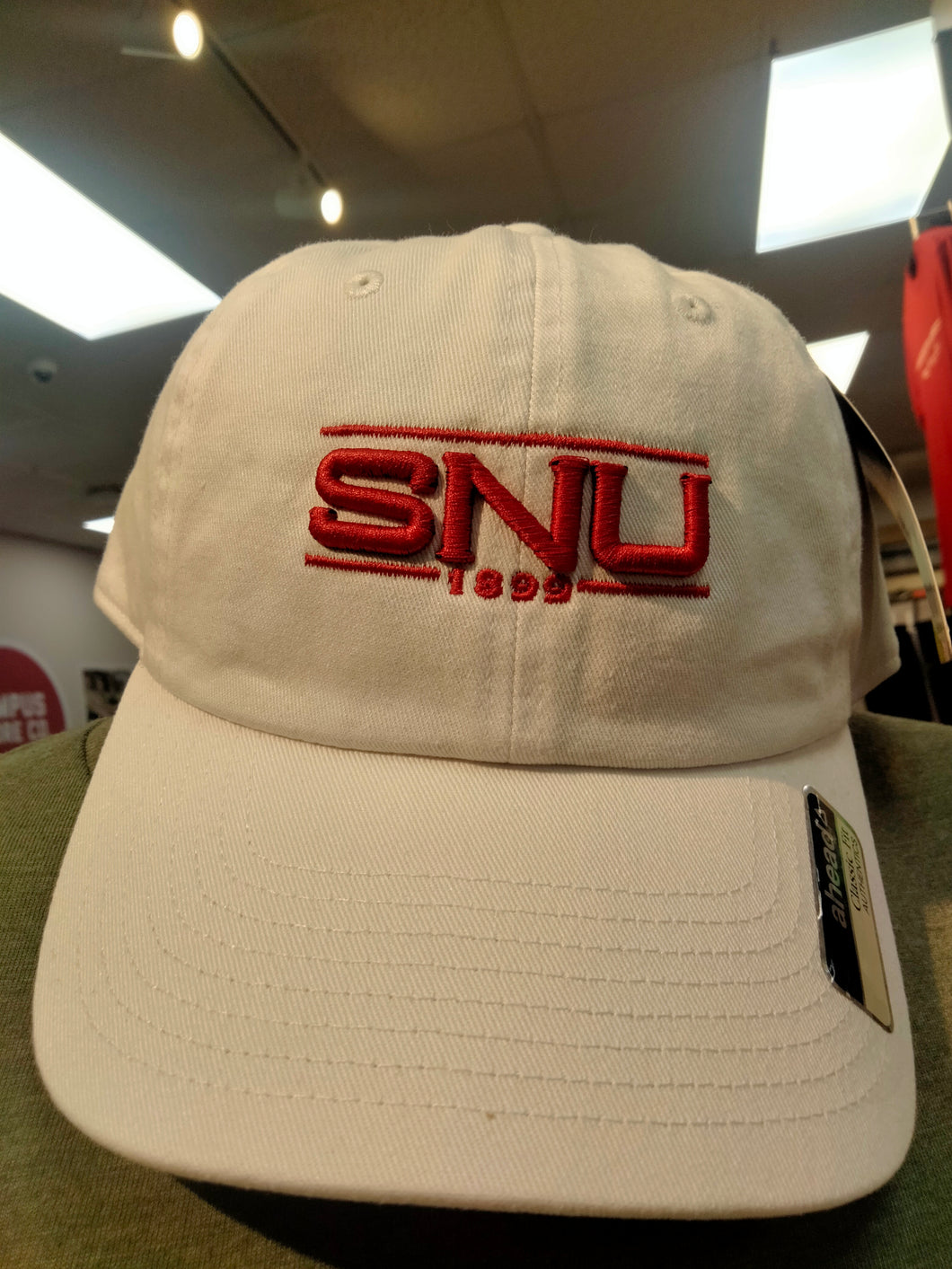Classic Washed Twill SNU 1899 Hat, White