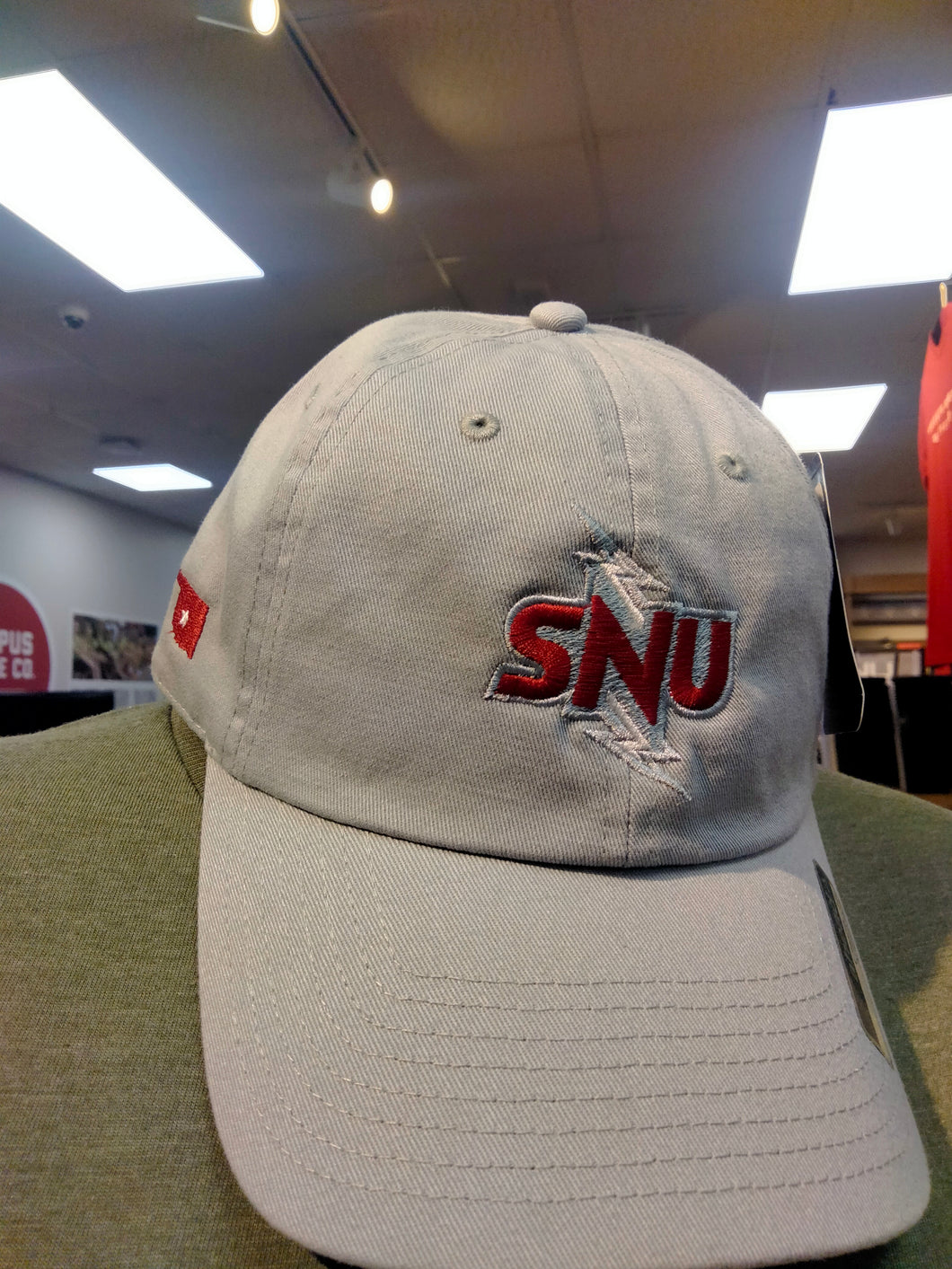 Classic Washed Twill SNU Bolt Hat, Carbon