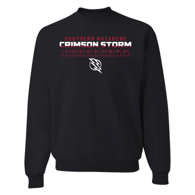 Crew Football Sweatshirt, Black (F24)