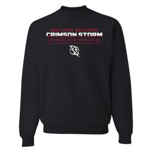 Crew Football Sweatshirt, Black (F24)