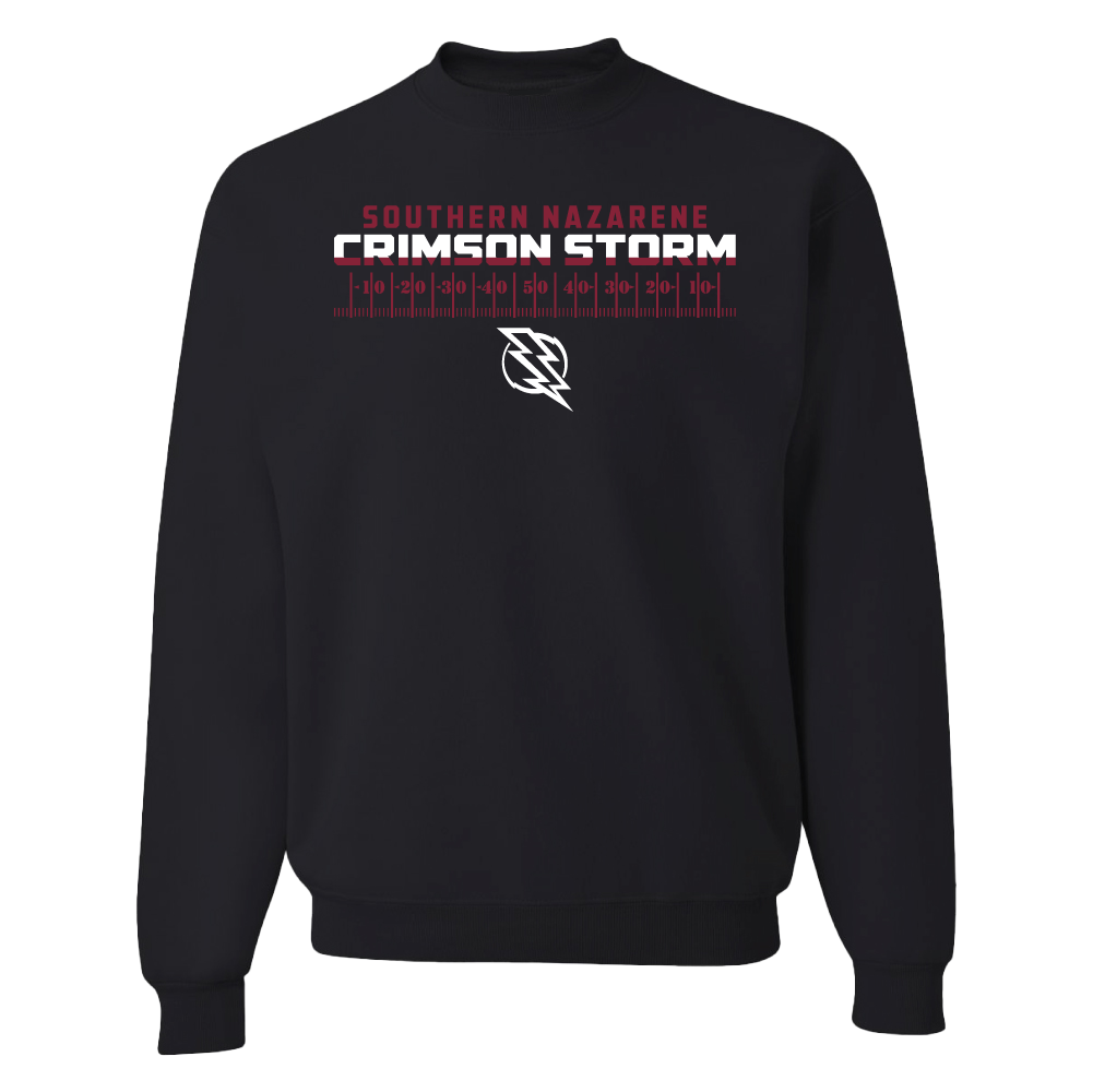 Crew Football Sweatshirt, Black (F24)