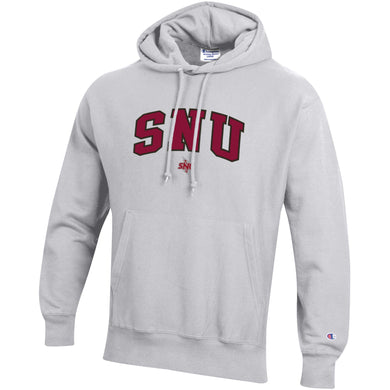 Reverse Weave Hood | Silver Grey