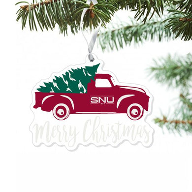 Acrylic Ornament with Truck