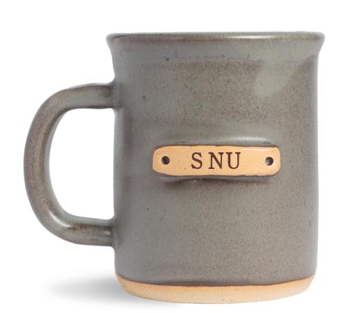Drinkware Banded Mug, Grey