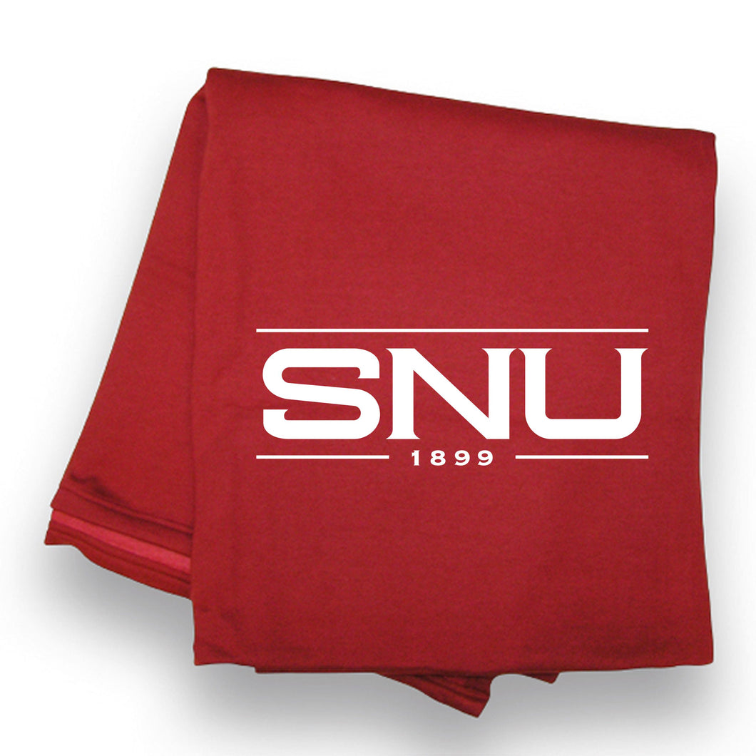 MV Sport Pro-Weave Sweatshirt Blanket, Crimson